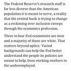 The Federal Reserve Goes Woke