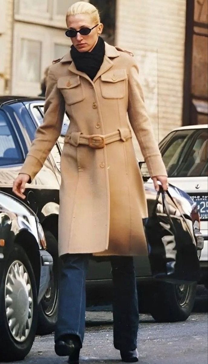 Carolyn Bessette Kennedy Outfit in Tribeca, 1997