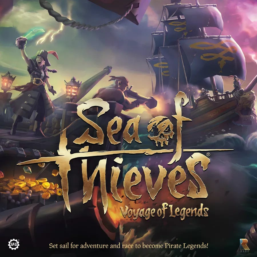Sea of Thieves: Voyage of Legends box art.