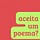 aceita um poema? 