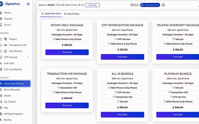 The website iSpoof facilitated 10 million fraudulent calls, the police estimate - Metropolitan Police/PA The website iSpoof facilitated 10 million fraudulent calls, the police estimate - Metropolitan Police/PA