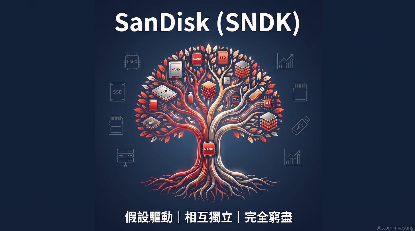 SanDisk SNDK 英文標題中文標語封面 SanDisk SNDK 英文標題中文標語封面