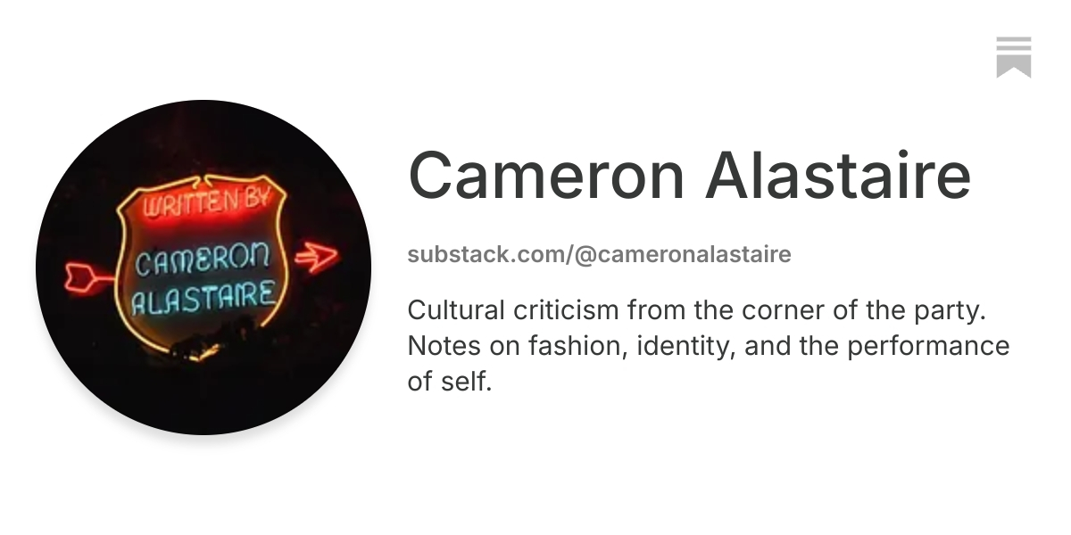 Cameron Alastaire | Substack