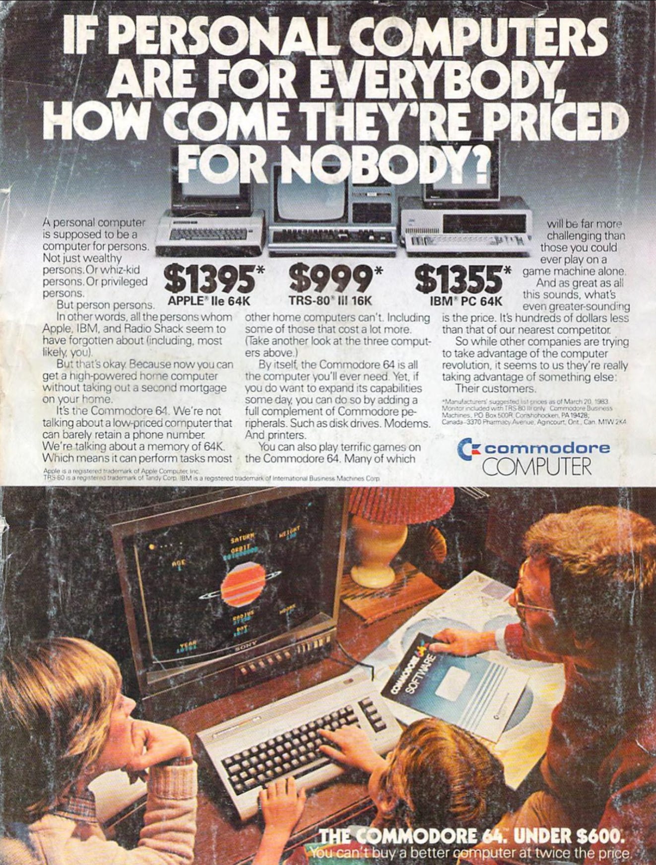 I Owe My Life to the Commodore 64