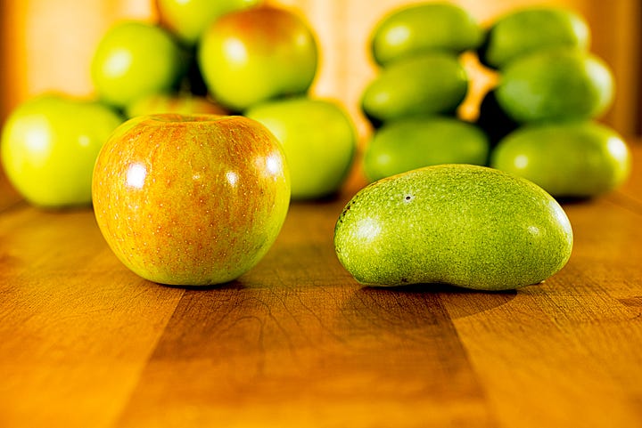 Pawpaws ready for eating