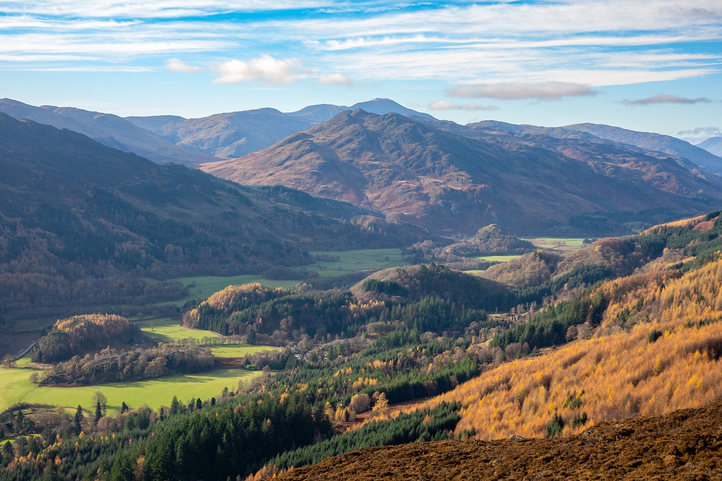 River Earn National Scenic Area with Ben Vorlich on the skyline; turn 90 degrees right and you would be looking at the proposed Glen Lednock Wind Farm turbines © Felicity Martin River Earn National Scenic Area with Ben Vorlich on the skyline; turn 90 degrees right and you would be looking at the proposed Glen Lednock Wind Farm turbines © Felicity Martin