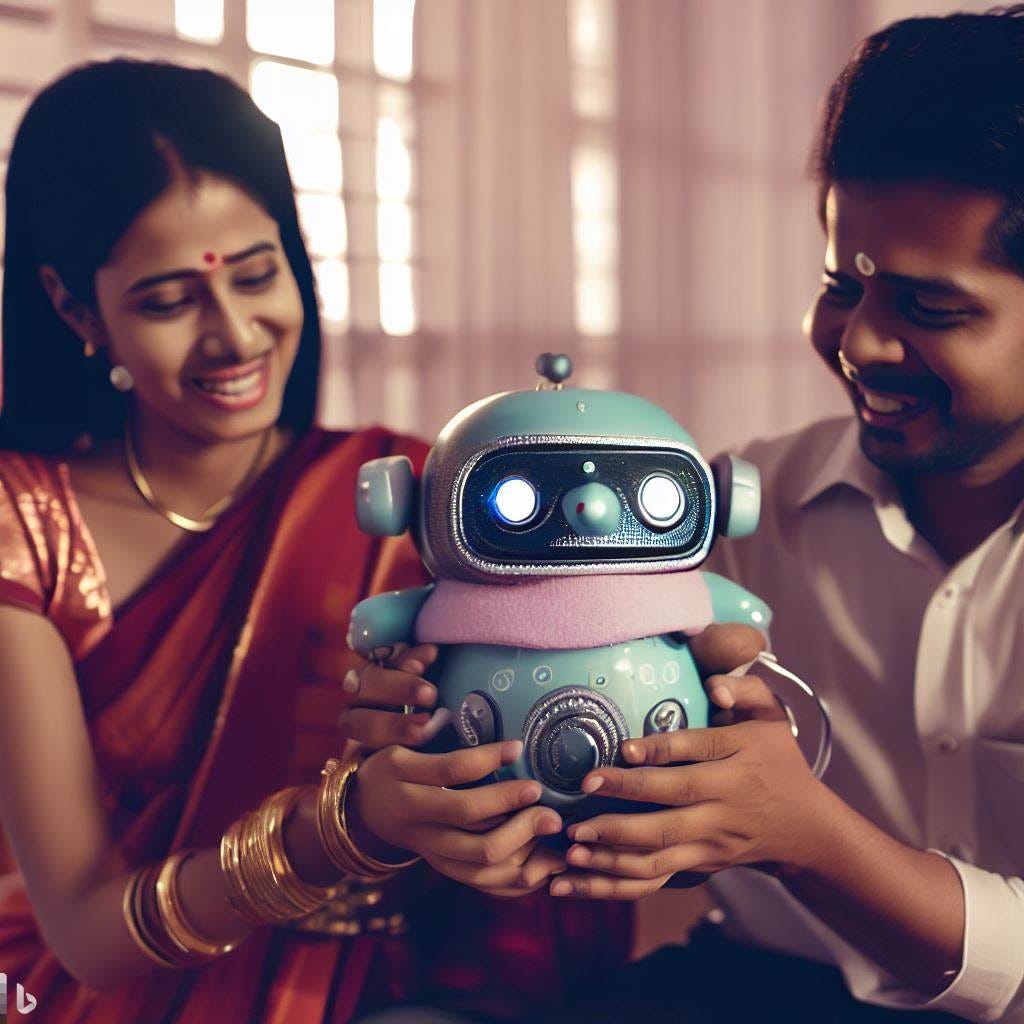 Advice to Young People: Have Children as Soon as Possible, robot baby