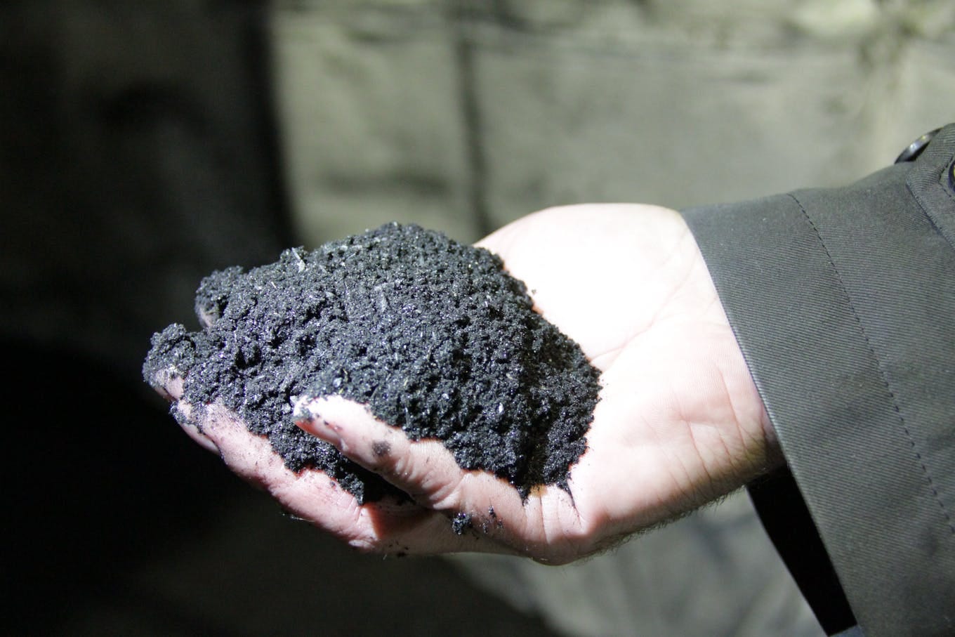 biochar in hand 2