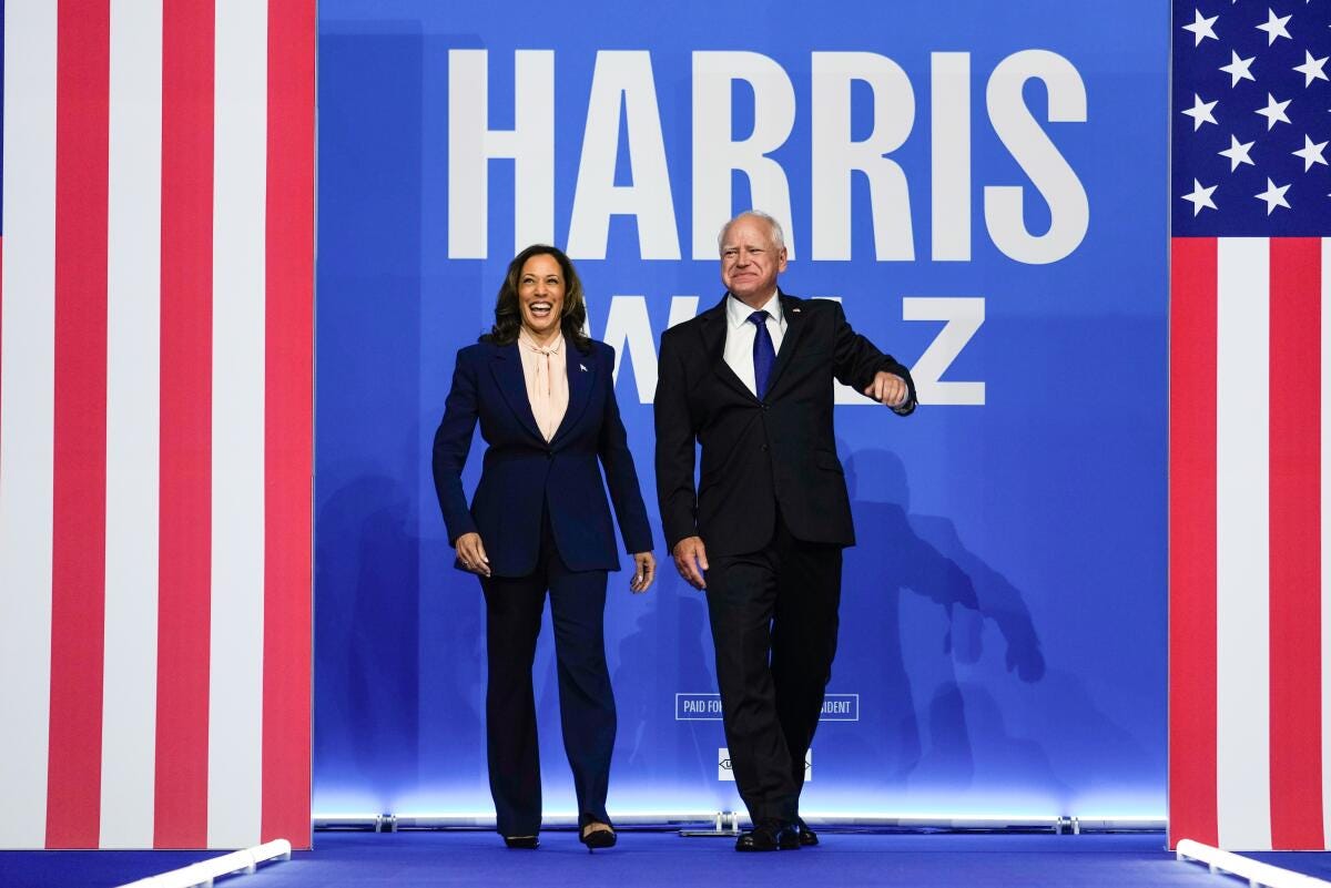 Minnesota Gov. Tim Walz is Harris' vice presidential running mate pick -  Los Angeles Times