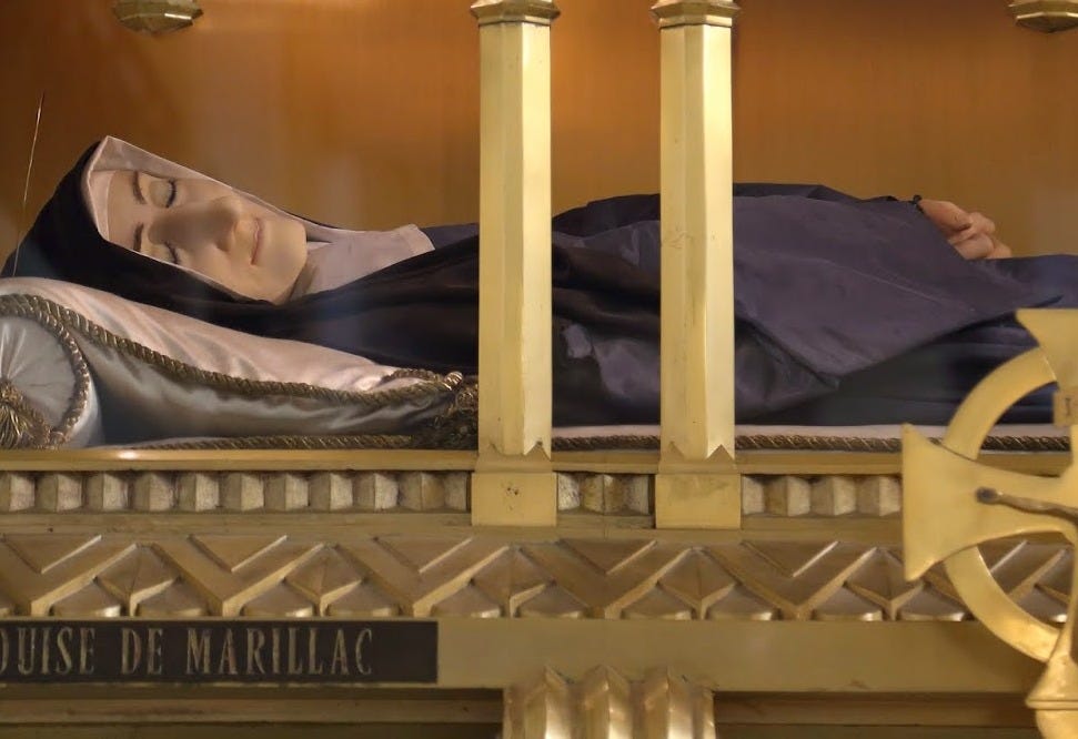 sacerdos viennensis: Am Grab der hl. Louise de Marillac sacerdos viennensis: Am Grab der hl. Louise de Marillac