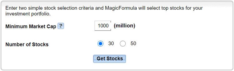 Le screener de la Formule Magique de Joel Greenblatt Le screener de la Formule Magique de Joel Greenblatt