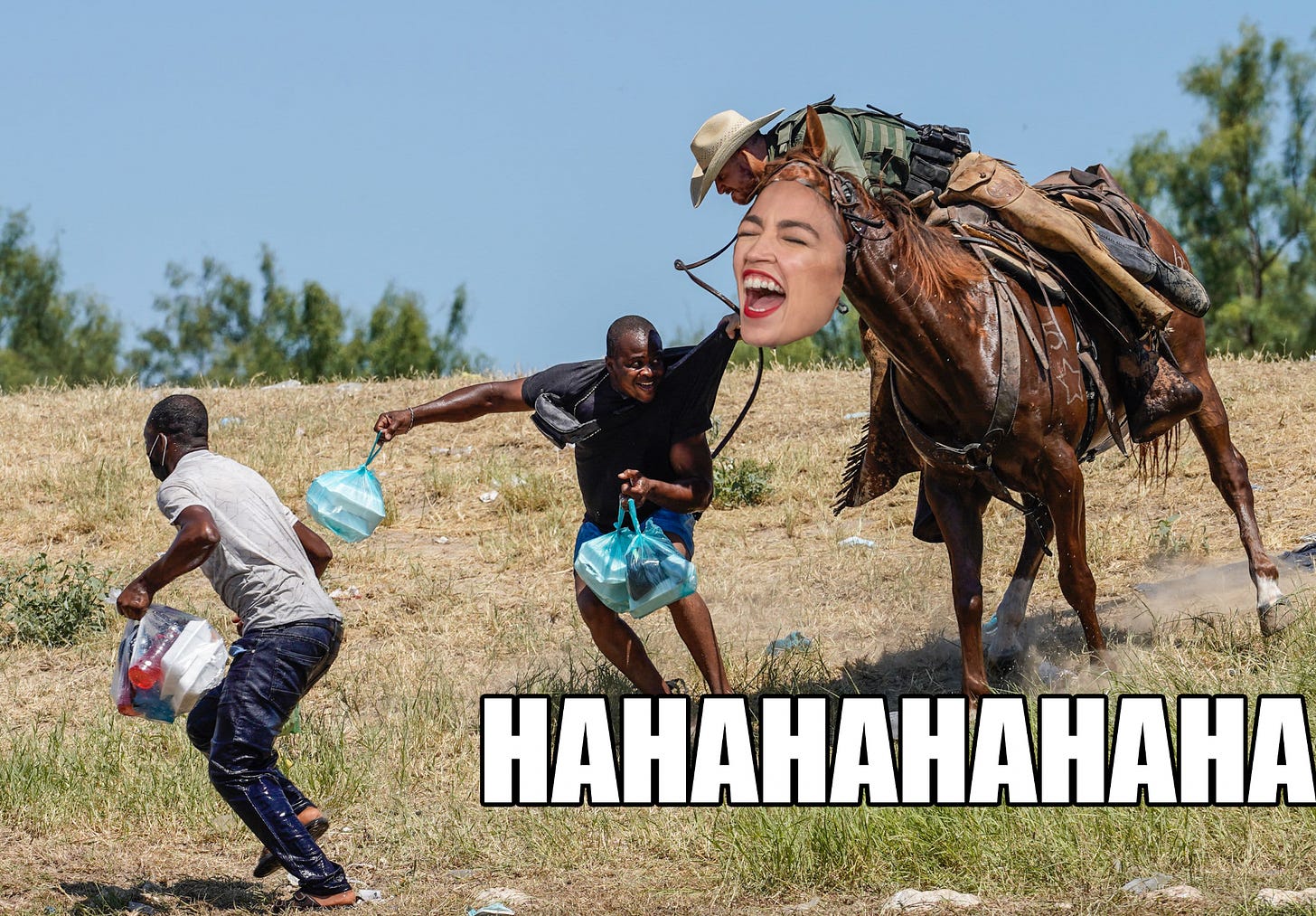 AOC Horse Face Blank Template - Imgflip