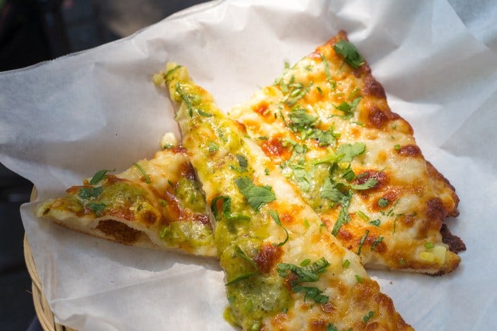Pizza at the Cheese Board Pizza