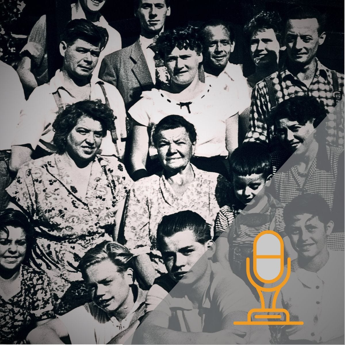 The same family gathering, now with a mic in the bottom right corner.