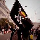 Pirates vs. Police on the streets of Lima