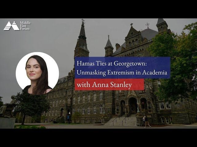 Anna Stanley, pesquisadora associada do projeto Islamist Watch do Middle East Forum, falou em um podcast do Middle East Forum em 25 de março.