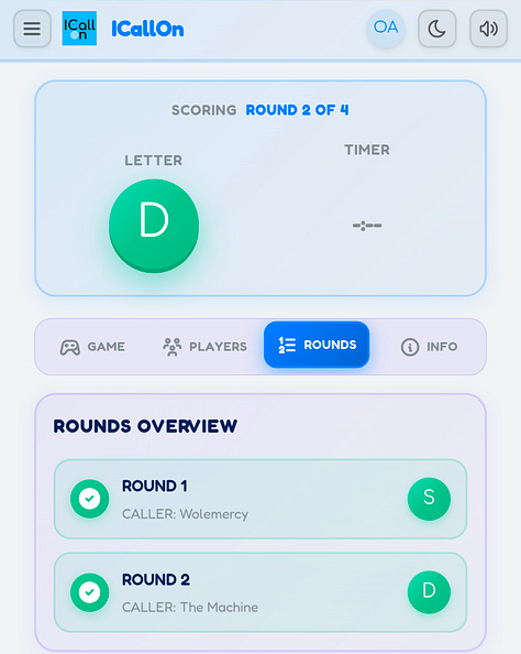 ICallOn Gameplay Screens