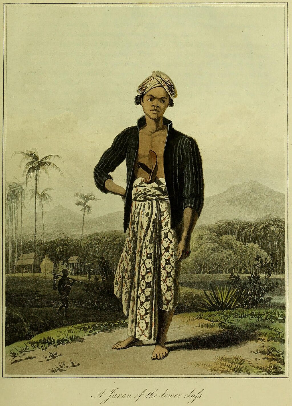 A Javanese man of the lower class A Javanese man of the lower class