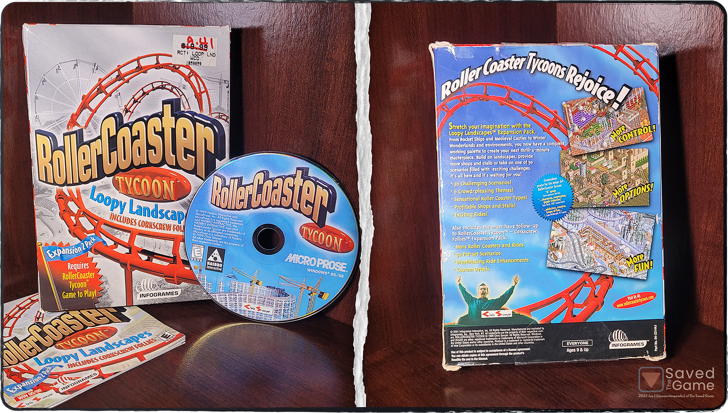 Photo showing the box art for my copy of RollerCoaster Tycoon! Photo showing the box art for my copy of RollerCoaster Tycoon!