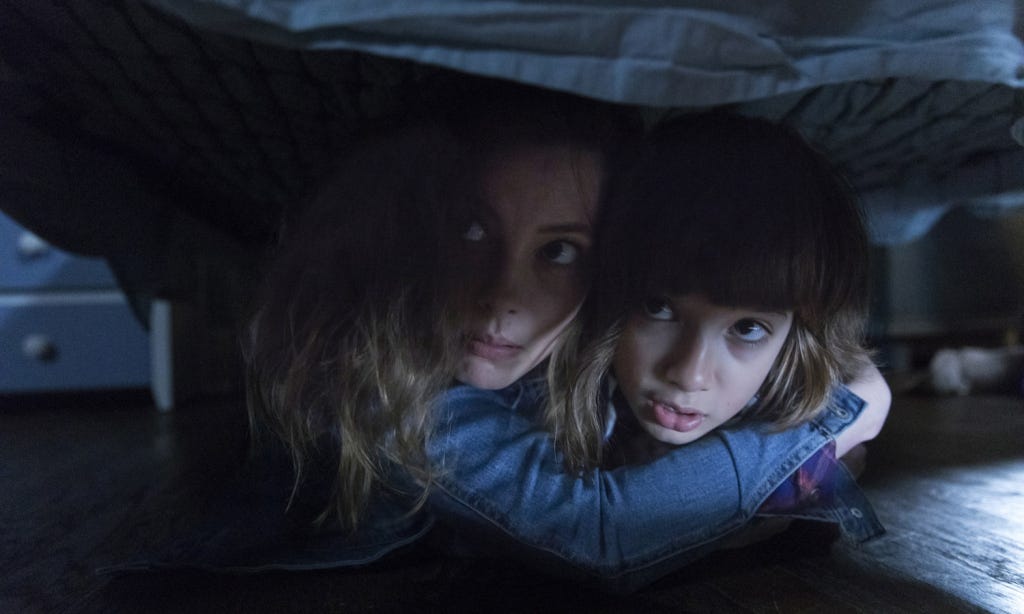 Gillian Jacobs and Azhy Robertson in Come Play Gillian Jacobs and Azhy Robertson in Come Play