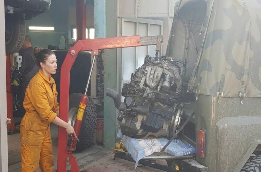 How conscription pushes women into “male jobs”
