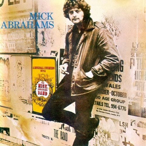 Cover art for Mick Abrahams by Mick Abrahams