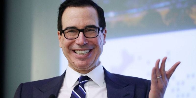 Mnuchin Warns Bitcoin Users of 'Very, Very Strong' Regulations