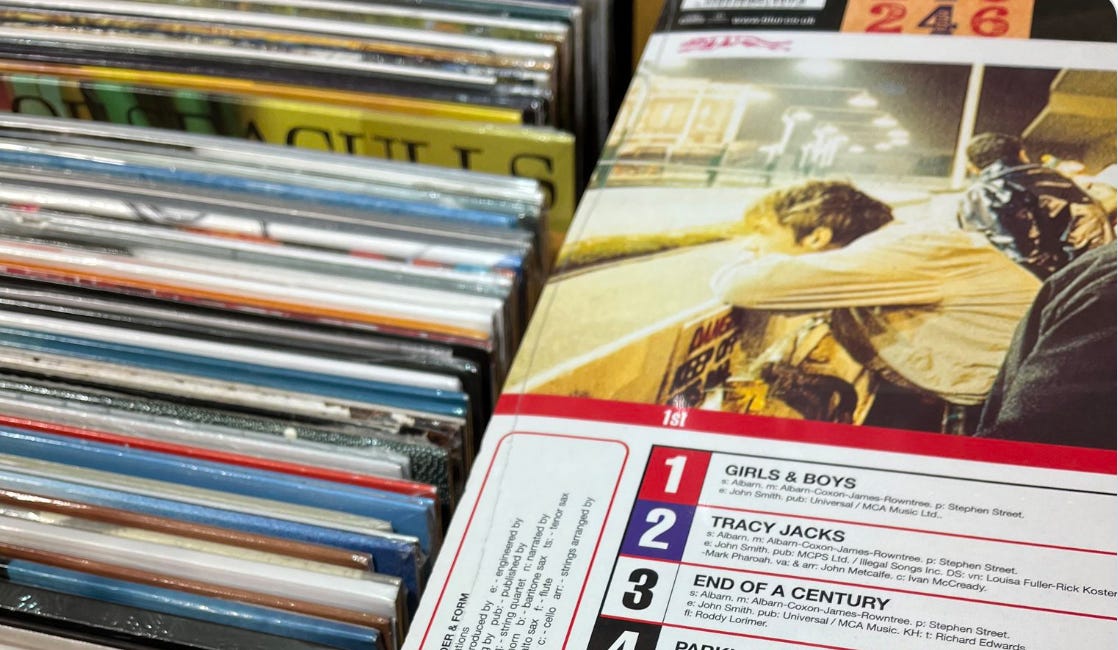 On That Sixty Quid Blur Record