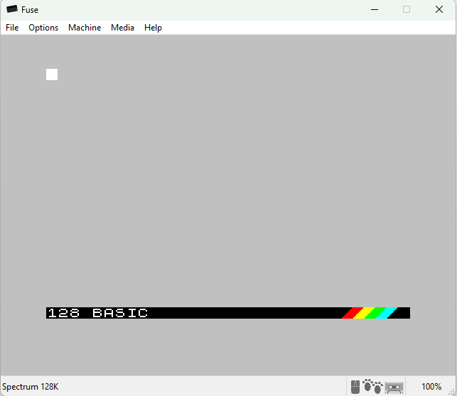 Getting Started with the Fuse Emulator for ZX Spectrum
