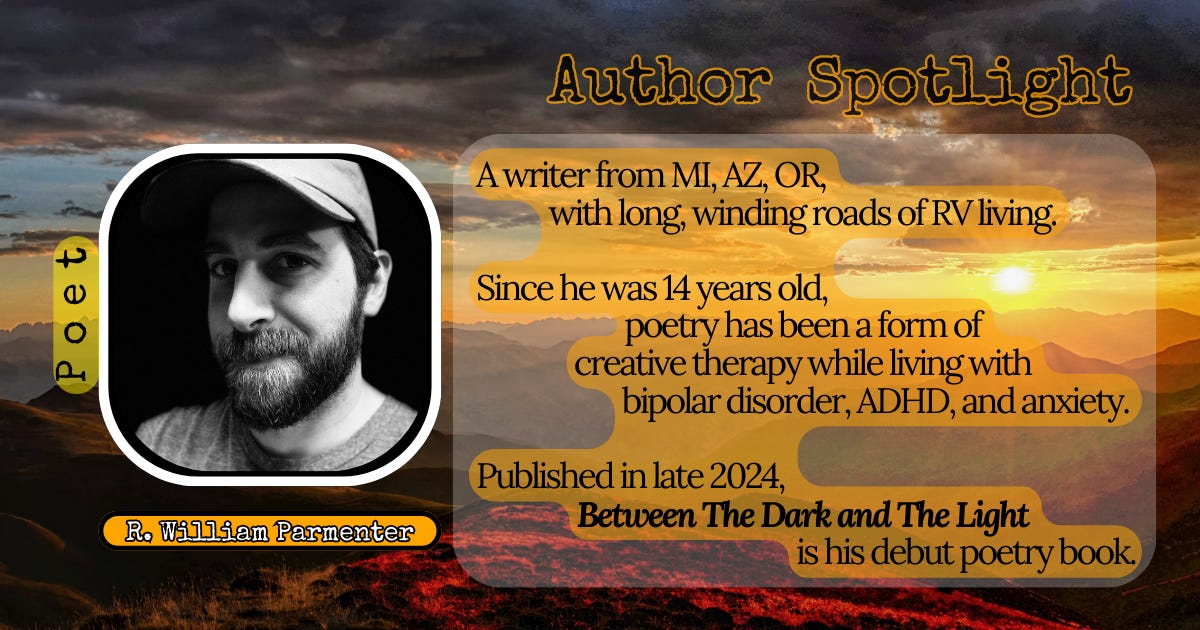 Spotlight: Raw Emotional Reflections Poet R. William Parmenter.