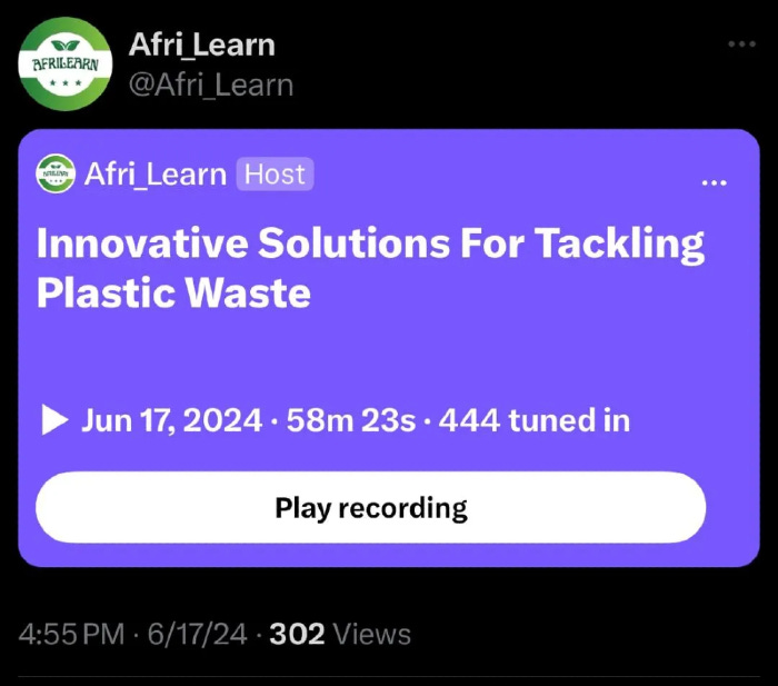 Combating Plastic Waste In Nigeria with Web3 🚯