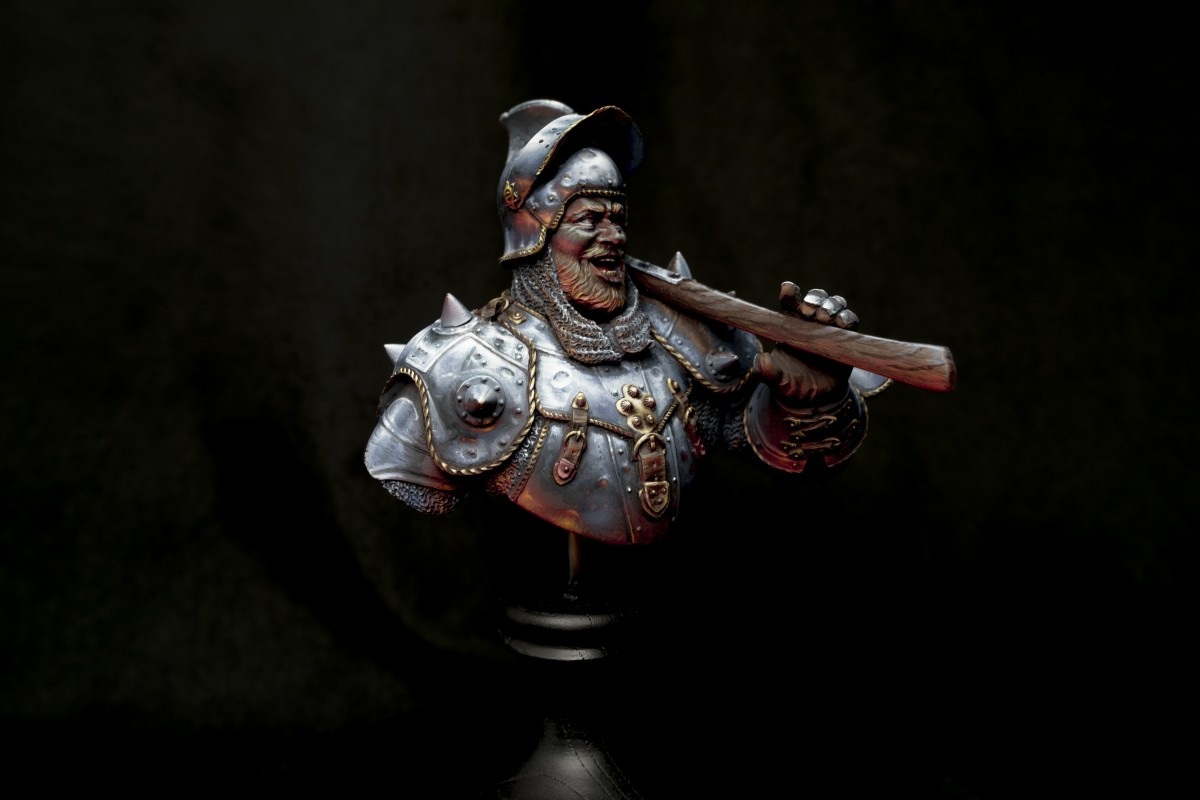 The laughing knight in the moon light by Yu Z. · Putty&Paint