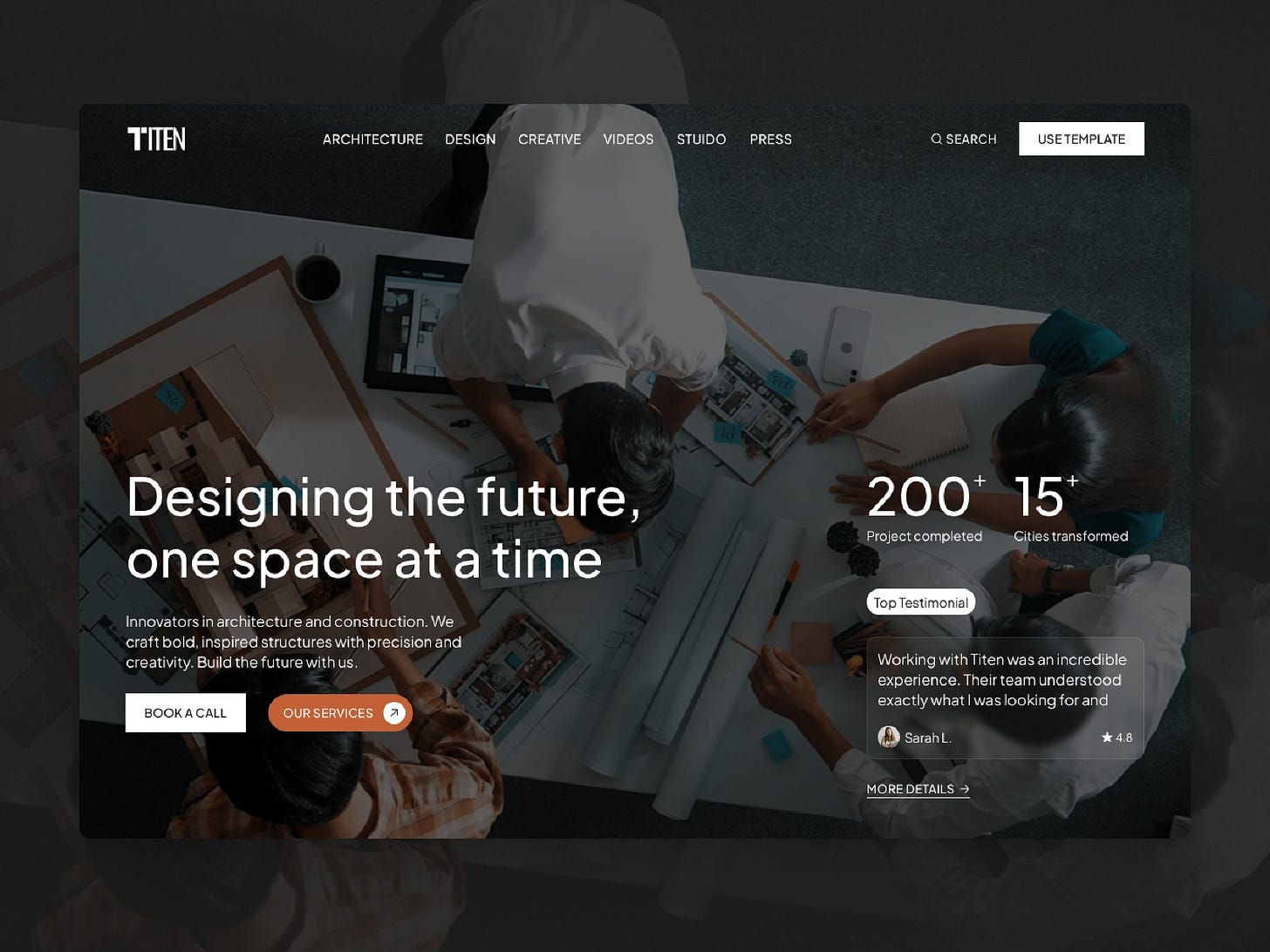 Titen — Construction & Architecture