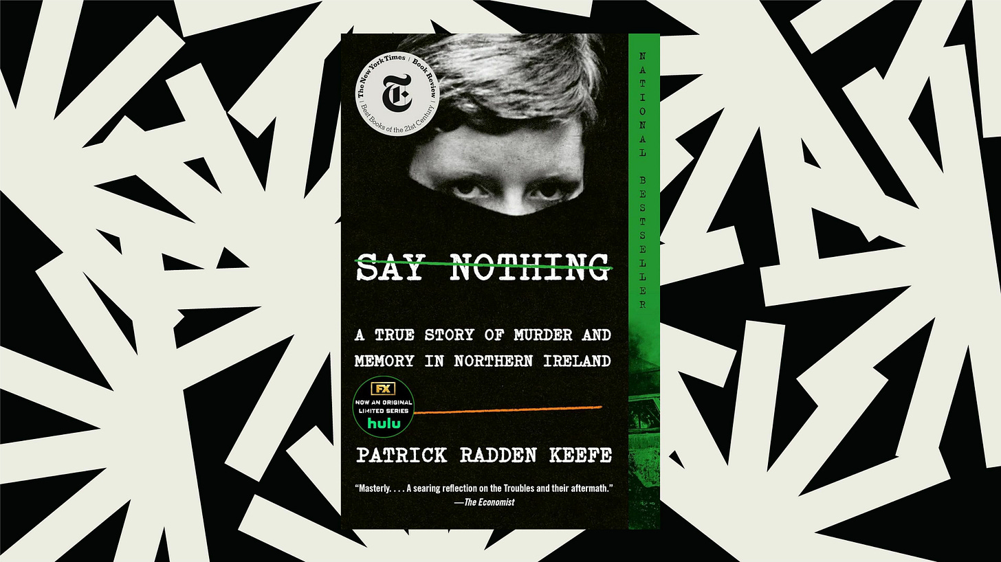 Say Nothing' is a true tale of Protestant-Catholic conflict in Northern  Ireland : NPR's Book of the Day : NPR
