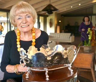A - Margrit - end shot of Margrit & Trophy A - Margrit - end shot of Margrit & Trophy
