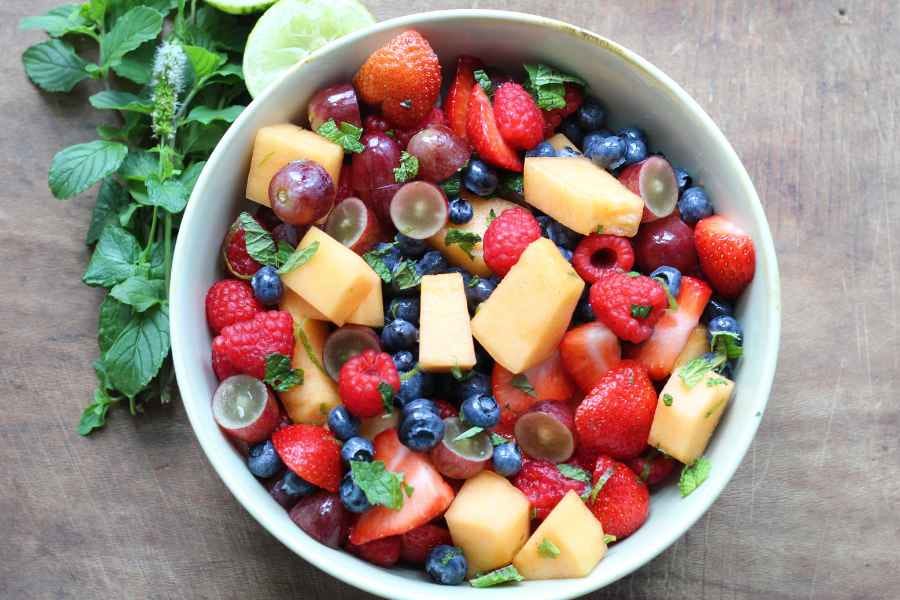 Mediterranean Fruit Salad with Mint Recipe