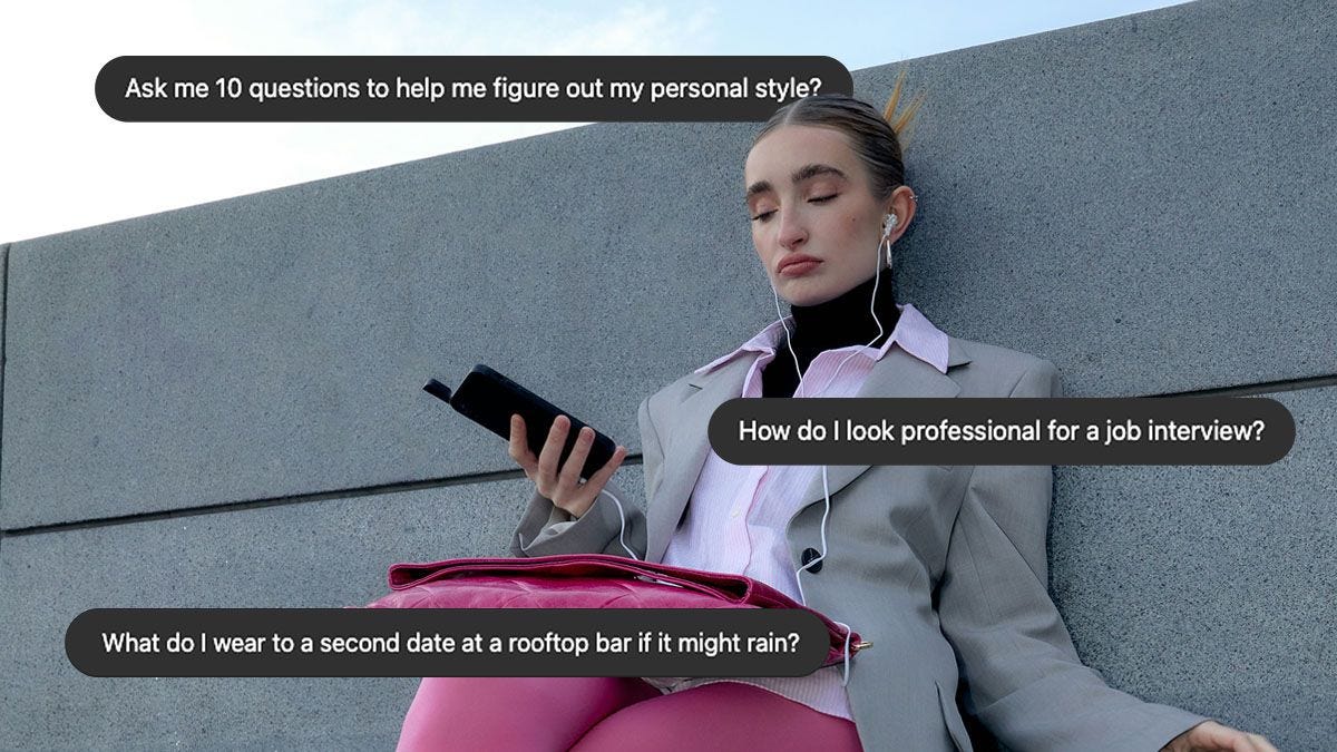 Gen Z is using ChatGPT as their stylist. What does it mean for brands? |  Vogue Business