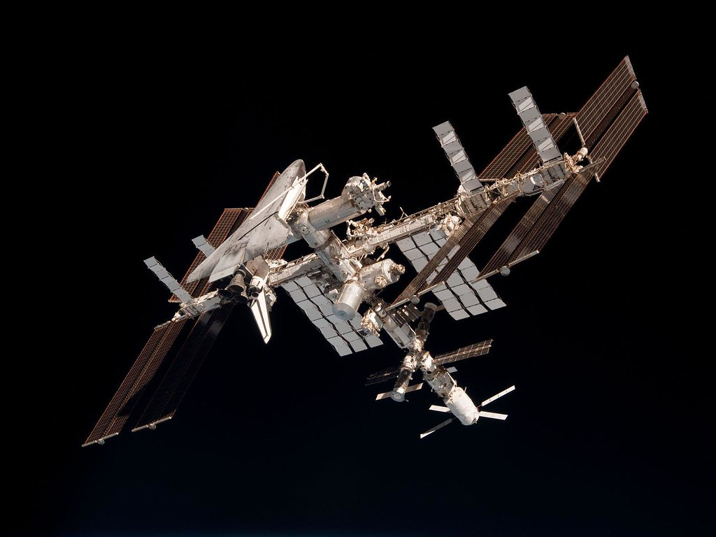 The International Space Station and the Docked Space Shuttle Endeavour The International Space Station and the Docked Space Shuttle Endeavour