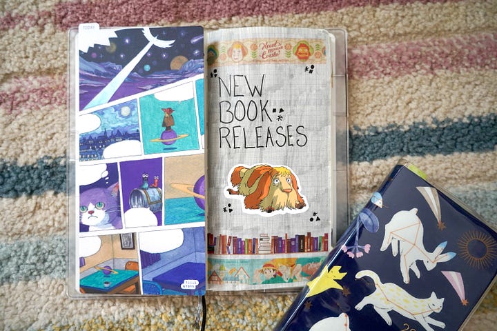 a series of images of the Hobonichi Weeks Planner