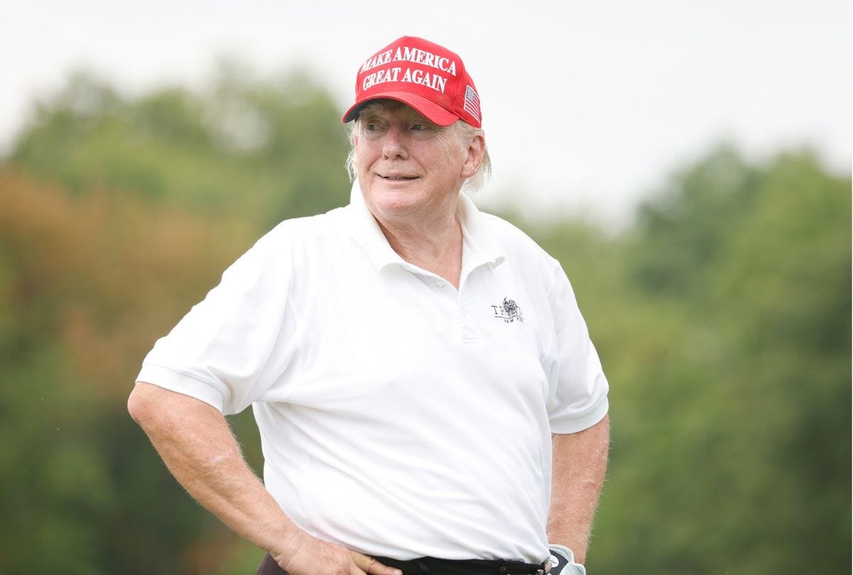 Trump aide follows him on golf course with a printer to boost ego with  "uplifting articles": report | Salon.com
