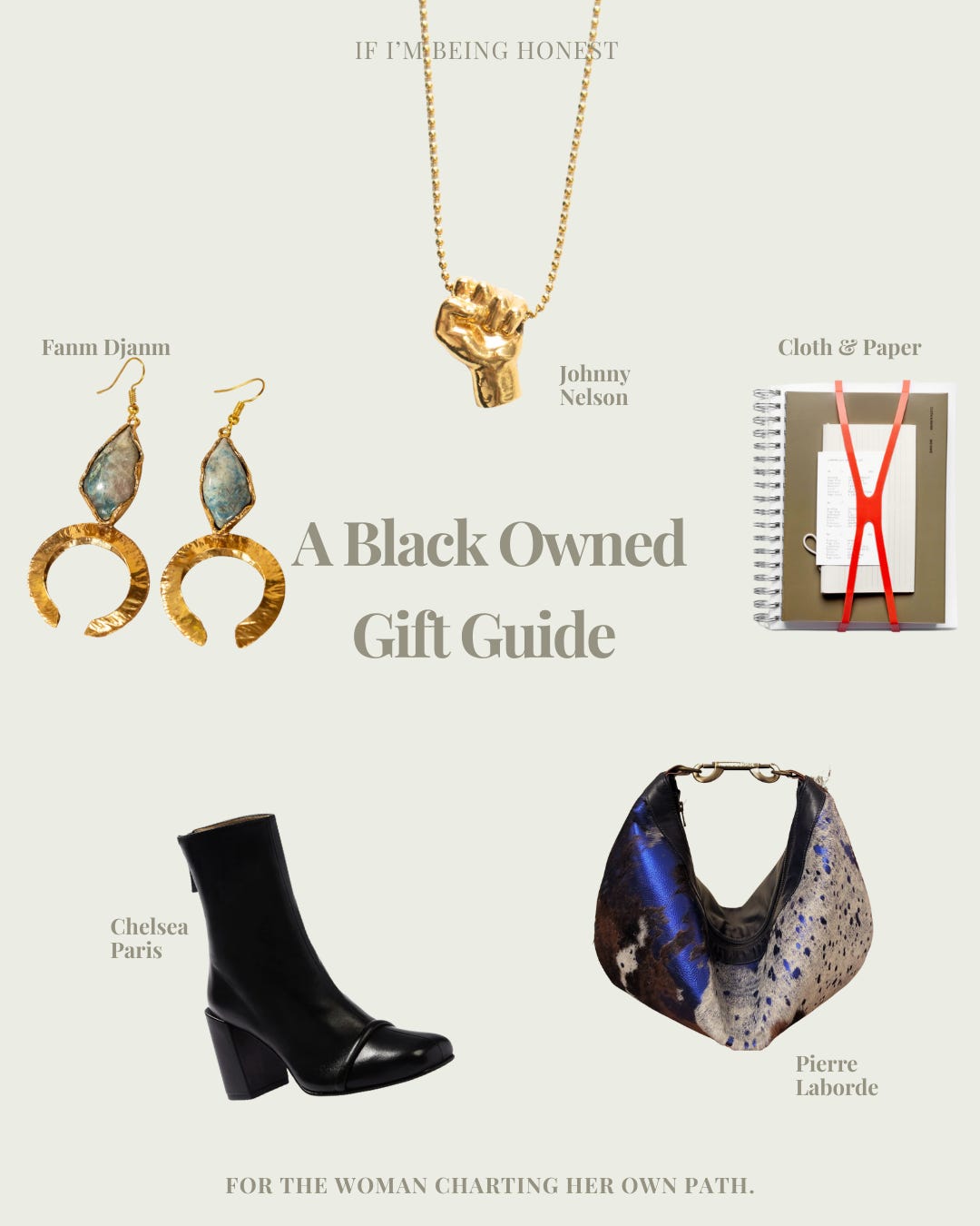 A collage of product photos from the gift guide. 