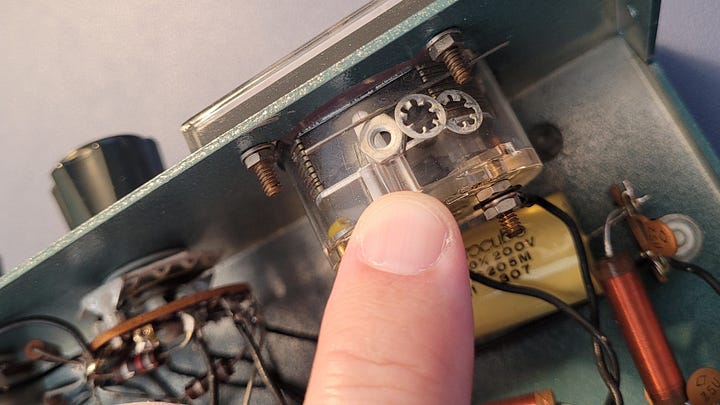 Loose items inside case