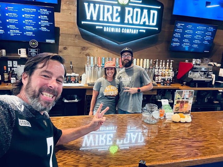 Photos from our visit to Wire Road Brewing