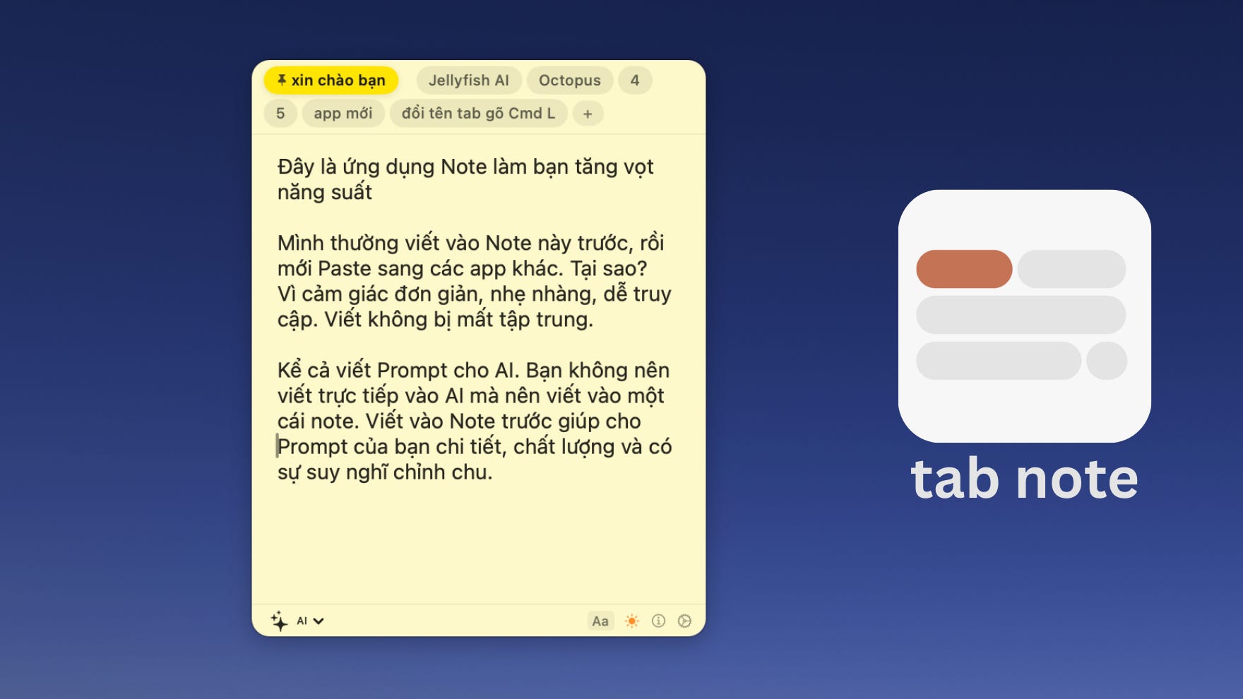 gửi bạn app note mình làm... - Kien Tran
