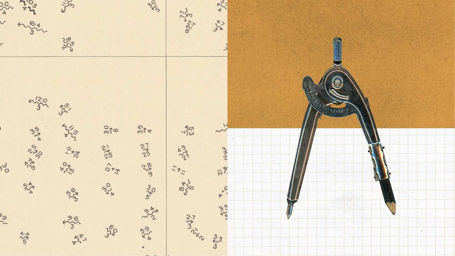 Anthropic mathematical compass illustration