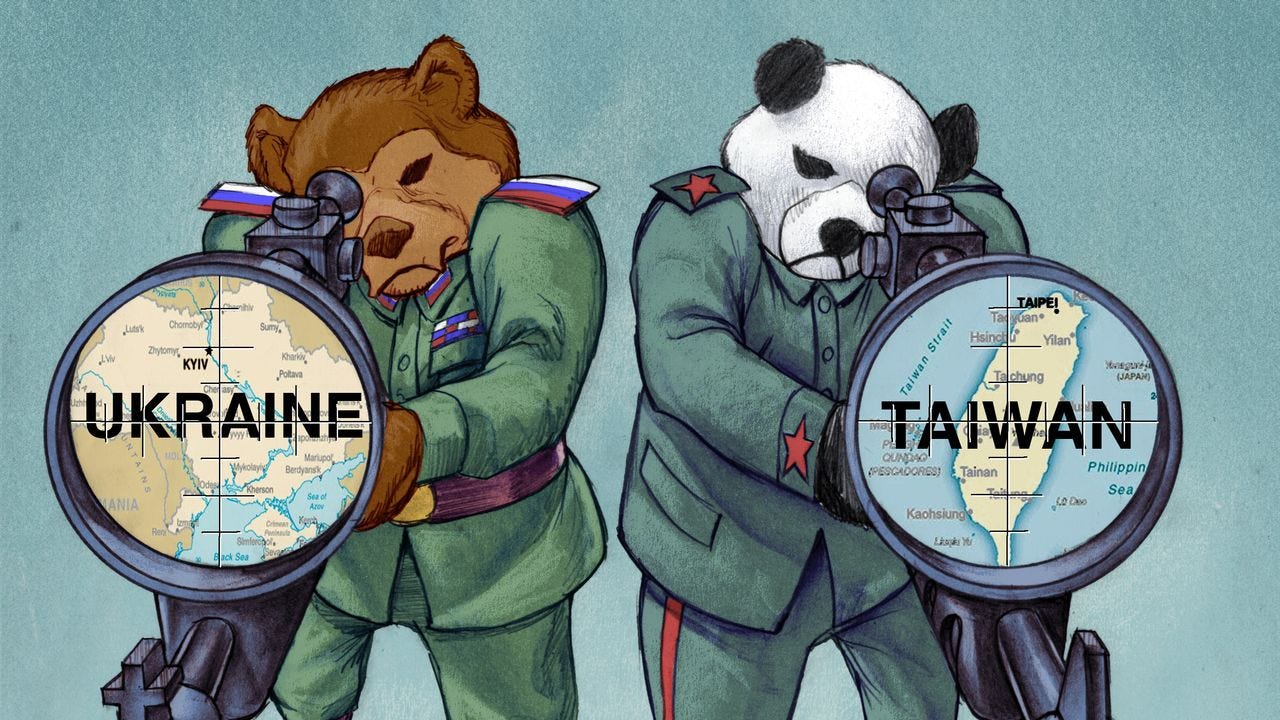 The Two-Headed Fight for Ukraine and Taiwan - WSJ The Two-Headed Fight for Ukraine and Taiwan - WSJ