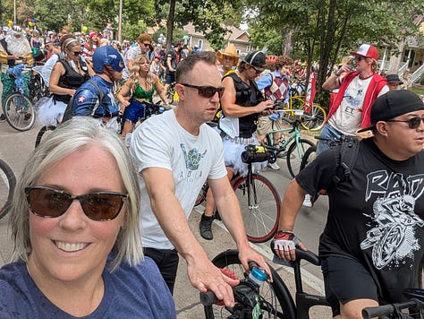 wacky bike parade