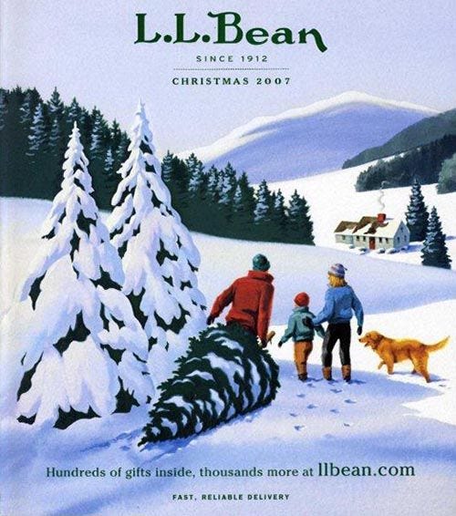 L.L.Bean Christmas 2007 - by Chris Van Dusen | Christmas catalogs, Catalog  cover, Ll bean catalog