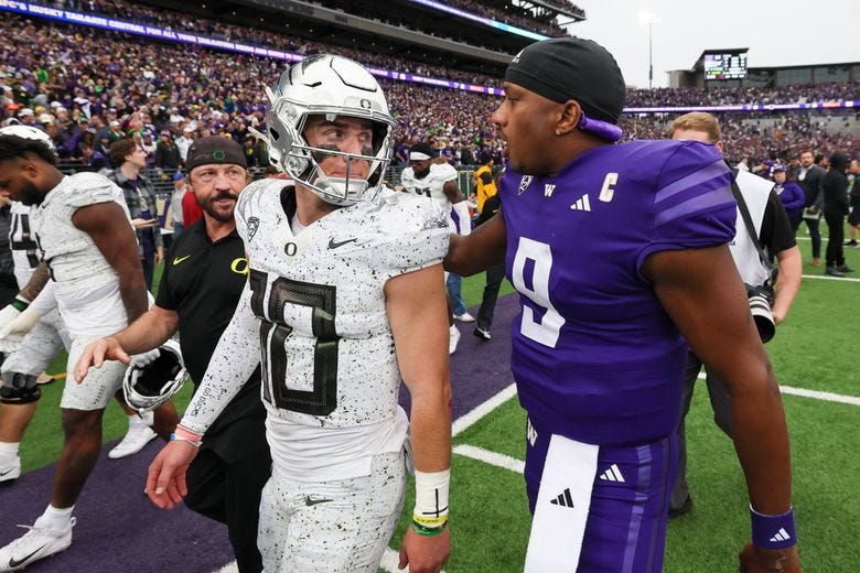 National media react to Michael Penix Jr.'s big game in UW's win over Oregon | The Seattle Times National media react to Michael Penix Jr.'s big game in UW's win over Oregon | The Seattle Times