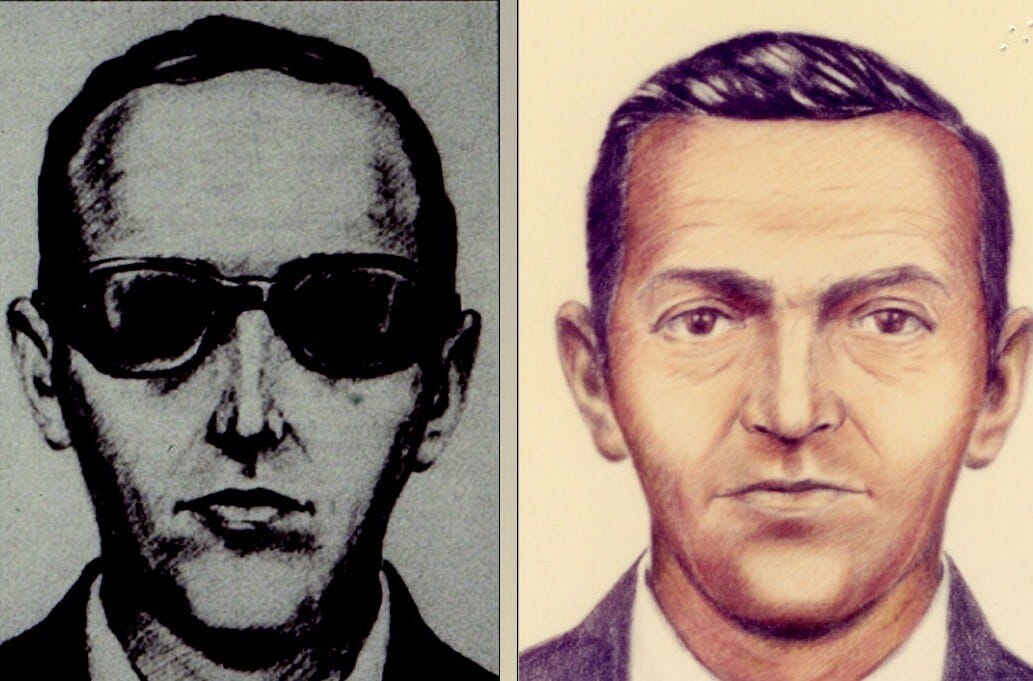 fbi sketches of d.b. cooper